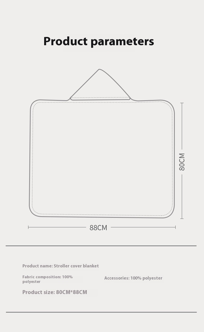 Baby Stroller Windproof And Warm Blanket