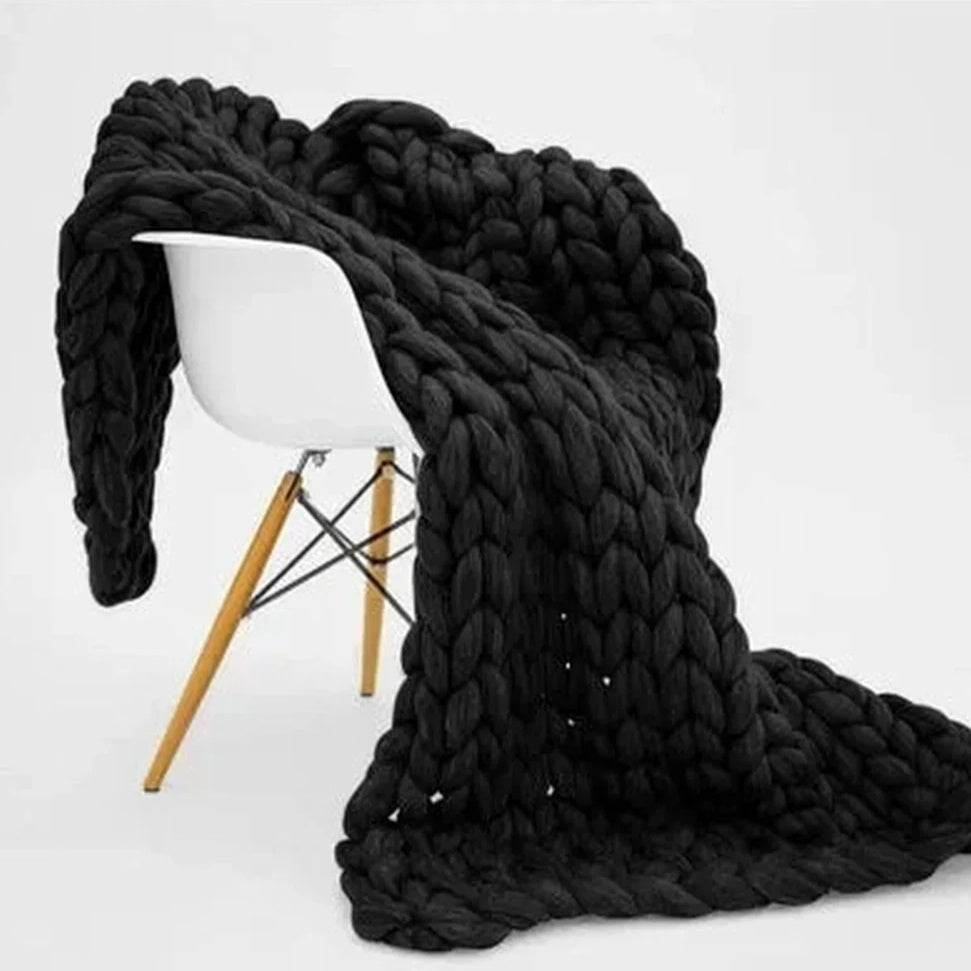 New Core-filled Yarn Hand-woven Gravity Blanket Sofa Cover Decompression Blanket